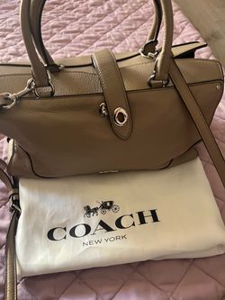 Coach New York Leather Satchel Handbag