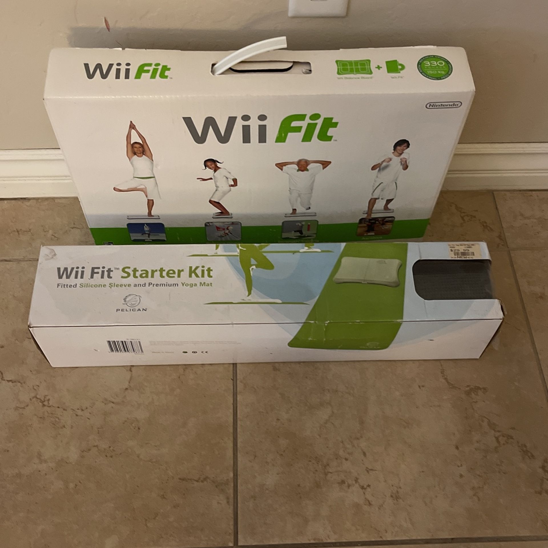 Wii Fit And Nintendo Wii Fit Starter Kit Brand New