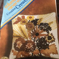 Creative Crewel Pillowcase 