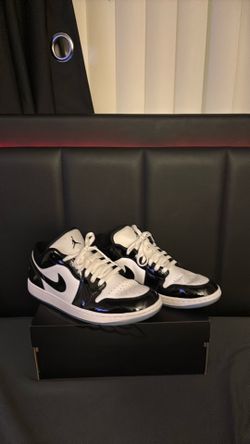 Nike Men’s Jordan 1 Low SE Size 10.5 White/Black (DV1309-100)