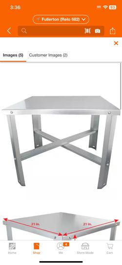 Everbilt 21 in. Galvanized Steel Water Heater Stand @B9-9