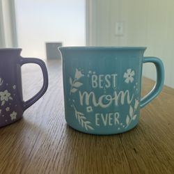 Blue Best Mom Ever Mug
