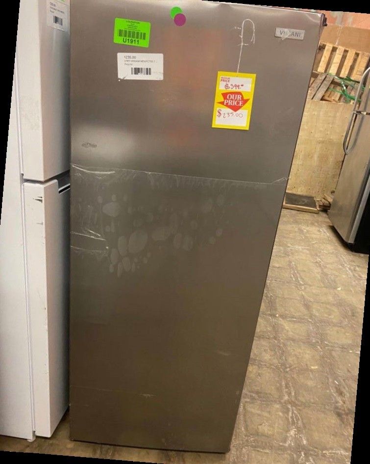 Vissani Convertible Upright Freezer In Stainless Steel Look, 58 OFF