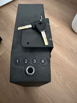 Biometric slider gun safe