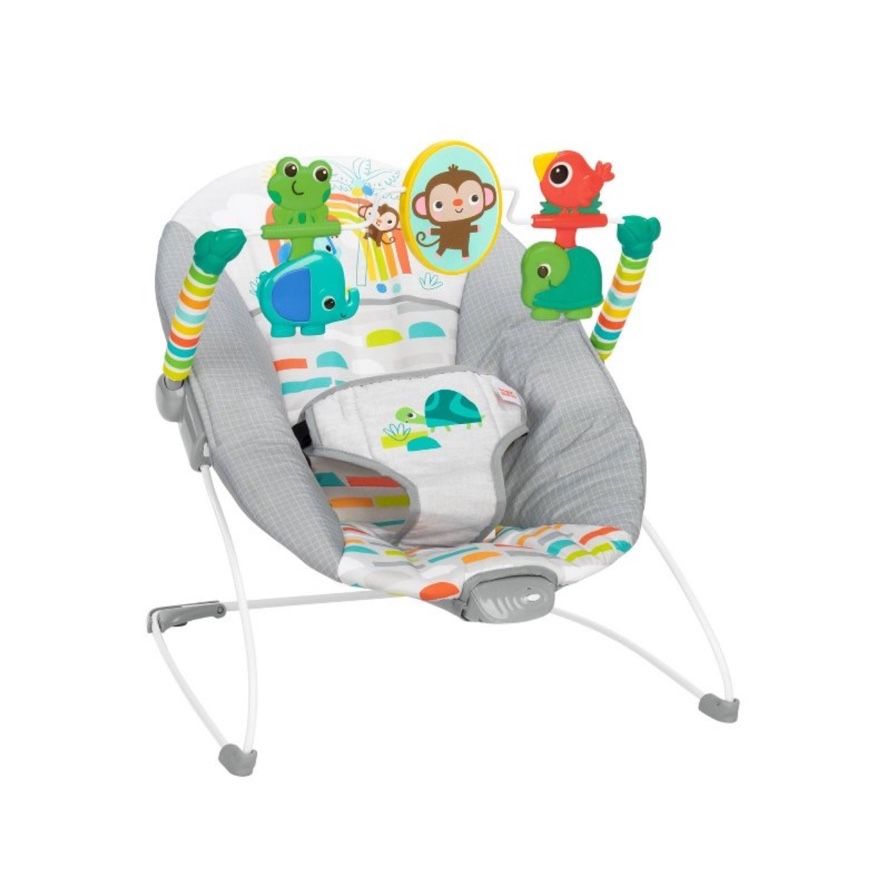 Vibrating Baby Bouncer With Toys