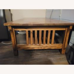 Wooden Rectangular Coffee Table
