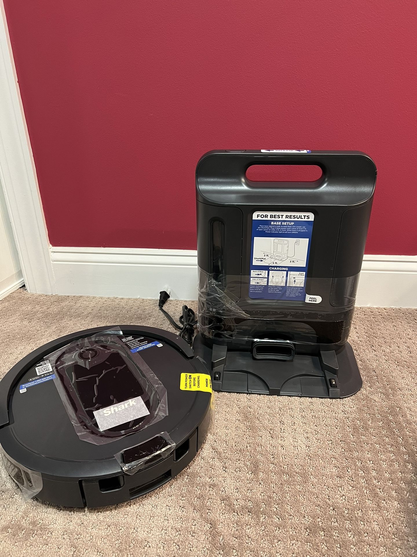 SharkNinja Shark EZ Wi-Fi Connected Robot Vacuum with XL Self-Empty Base - RV911AE
