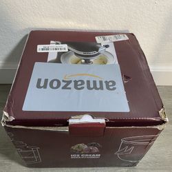 Ice Cream Maker Attachment for KitchenAid Stand Mixer Bowl Compatible With 4.5 Q  WILL BE SHIPPED OUT IN ORIGINAL BOX AS PICTURED