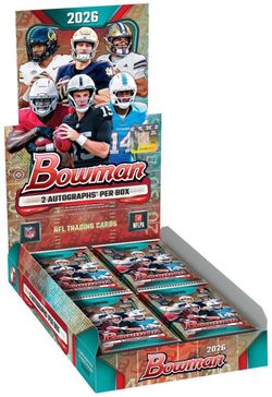 2026 Bowman NFL Trading Cards Hobby Box PRE ORDER
