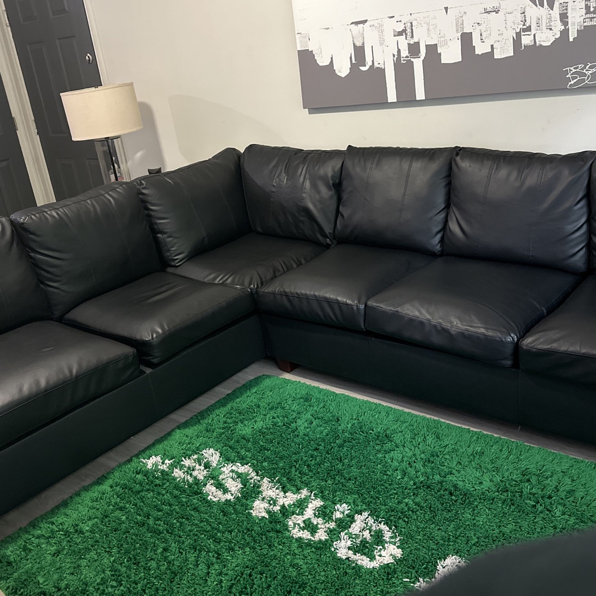 Black sectional Couch