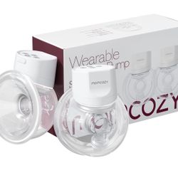 Momcozy Hands-Free Breast Pump S12 Pro, Wearable & Portable Pump with Soft DoubleFit Flange, 3 Modes | 9 Levels Double Electric Pump, Smart Display, 2