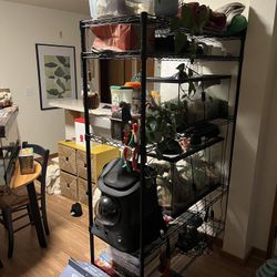 Black Wire Storage Shelves