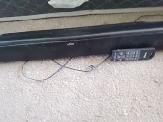 2.0 speaker sound bar with remote broken screen