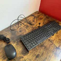 Dell Computer Keyboard and Mouse