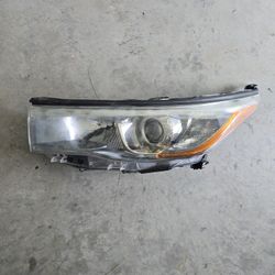 2014-2016 Toyota Highlander Left Headlight