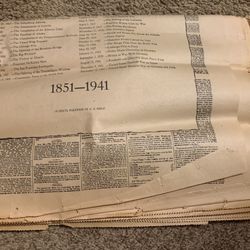 What A FIND‼️ New York Times News Paper From 1851 ‼️