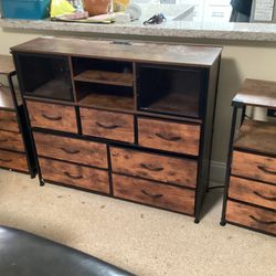 Dresser And 2 Night Stands Less Than A Year Old