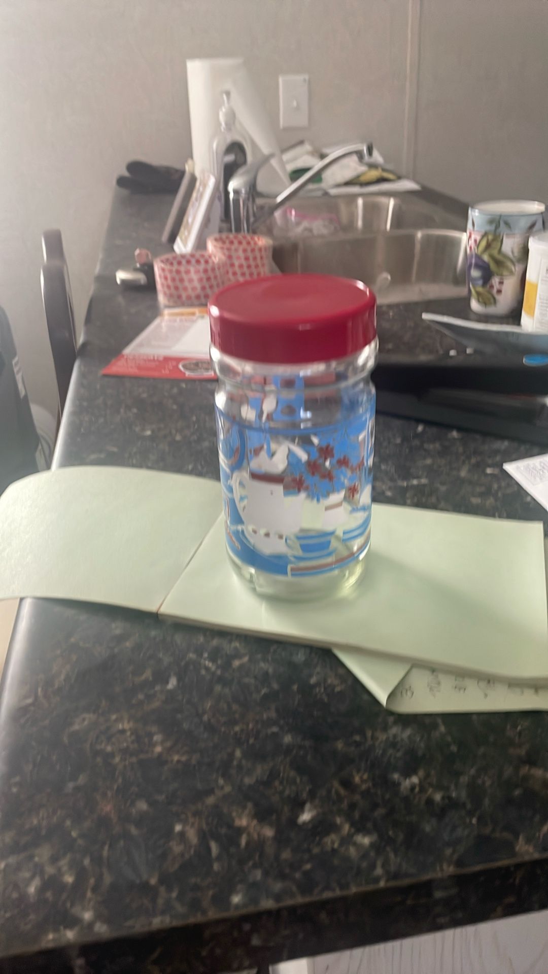 Vintage Maxwell House Glass Coffee Jar 