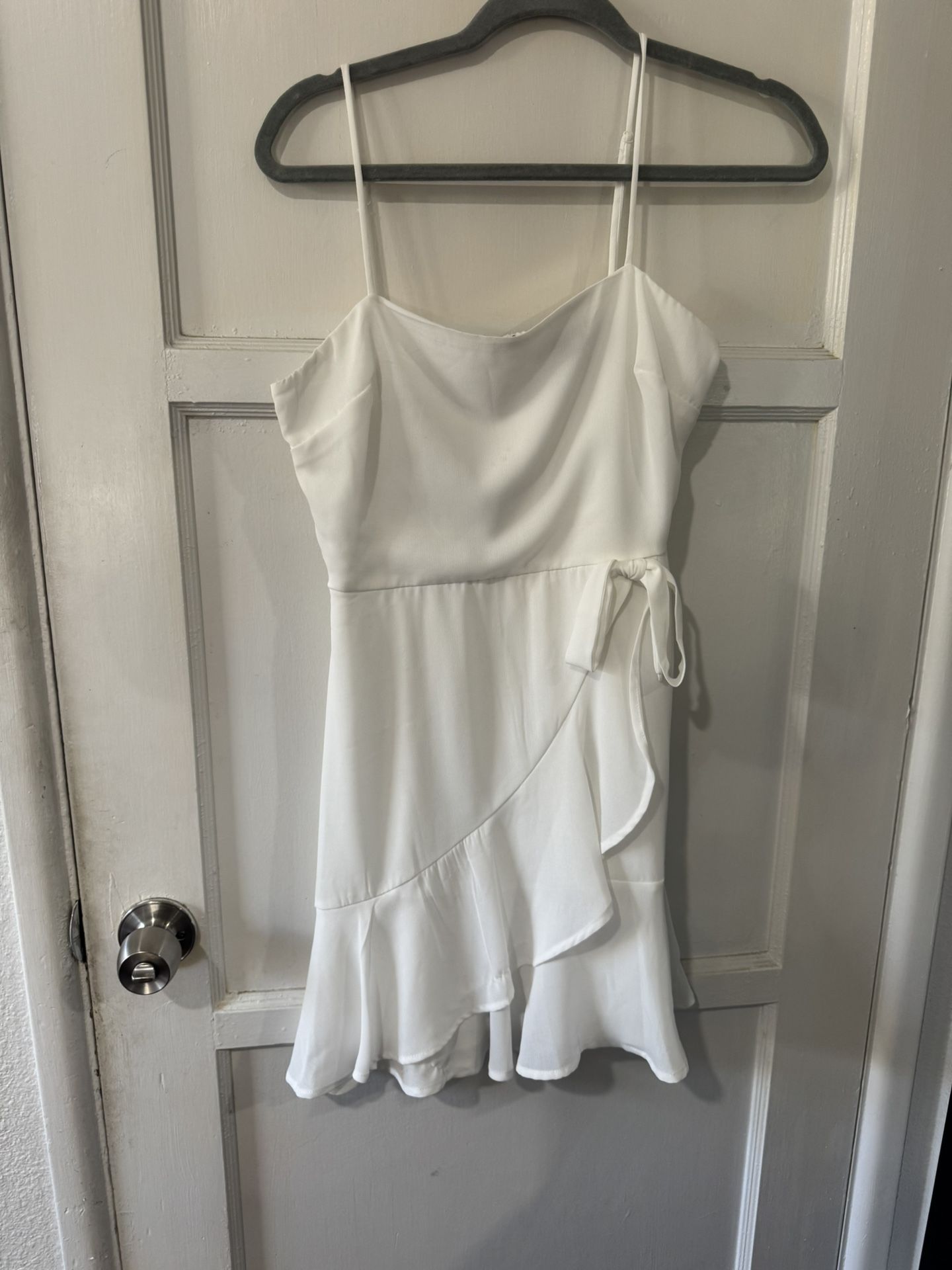 White Flowy Dress