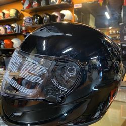 Helmet New Black Dot Motorcycle Helmet $80