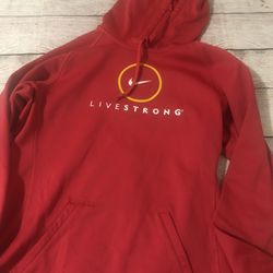 Women “Live Strong” Hoodie Sz Small