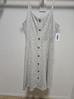 Button down front dress