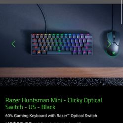Razer Huntsman Mini Gaming Keyboard 