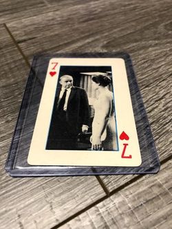 1966 Green Hornet Playing Cards Bruce Lee - 7 of Hearts
