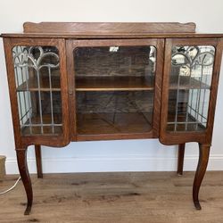 Antique Cabinet - One Of A Kind - Art Nouveau Beauty