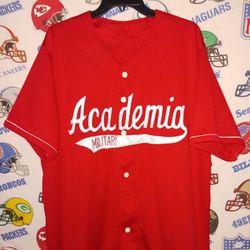 Vintage Academia Militar Deportes HS Silva Latin Spanish Military Academy Baseball Jersey