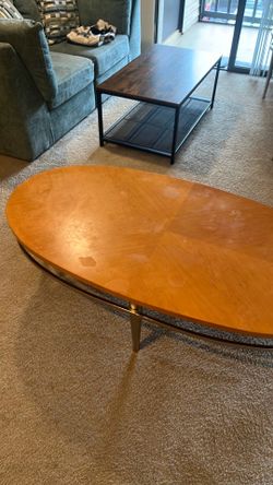 Beige coloured table / Living room / couch / dining / sofa table
