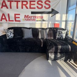 NEW Super Soft Midnight Sectional-Delivery Available 