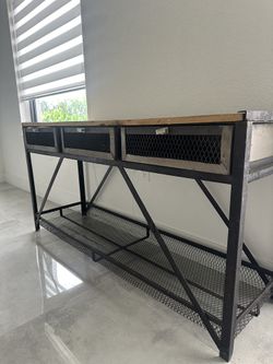 Rustic Custom Console Table