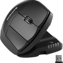 Contour Unimouse Ergonomic Vertical Mouse Adjustable 35°-70° Tilt Angle, 6 Programmable Buttons for Productivity, Customizable Thumb Rest - Right Hand