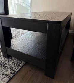 Black/brown coffee table (brand new)