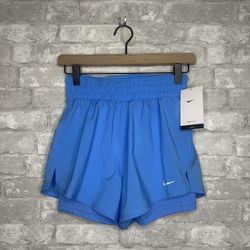 Nike Women's One Dri-FIT Ultra High-Waisted 3" Brief-Lined Shorts NWT Size XS