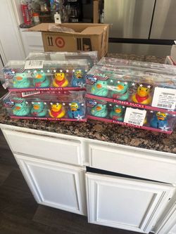 Sunny Days Rubber Ducks 4-Pack Set