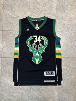 Milwaukee Bucks Giannis Antetokounmpo #34 Adidas Stitched Black NBA Jersey