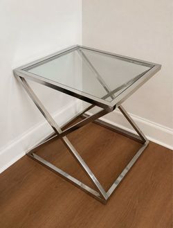 Glass Side Table / End Table