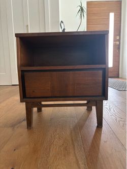 Wooden nightstand