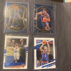 Knicks Card Lot Including 2 Obi Toppin Rookies