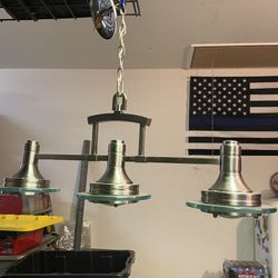 REDUCED !!!!!Three Light Chandelier Lightly Used
