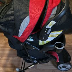 EXCELLENT CONDITION! Eddie Bauer Jogging Stroller + Car Seat Combo (Adjustable Handle)