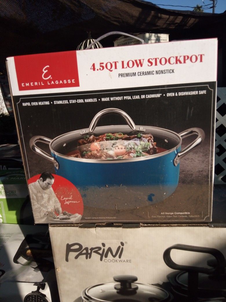 4,5 QT Low Stock Pot< E M E R I L L A G A S S E> Brand New Never Been Open Not Use Serious Buyers Only Thank You