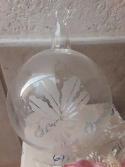 Princess House Crystal Ornament