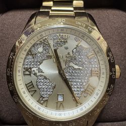 Michael Kors MK5959 Layton Engraved Map Watch