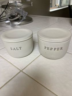 Salt and pepper containers