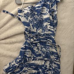 Reformation Toscana One-Shoulder Mini Dress