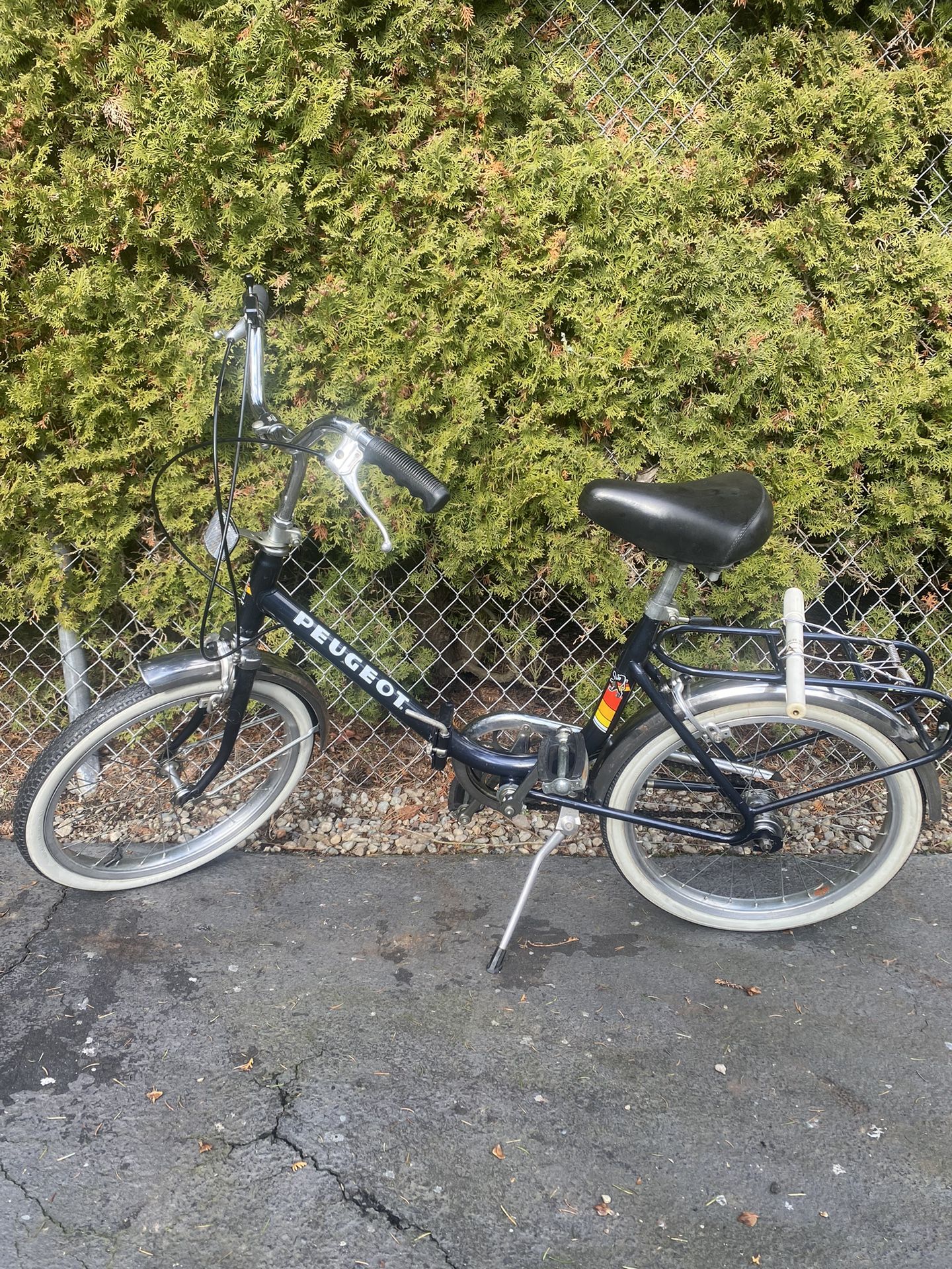 Vintage Peugeot Folding Bike 20” – 1980s Classic