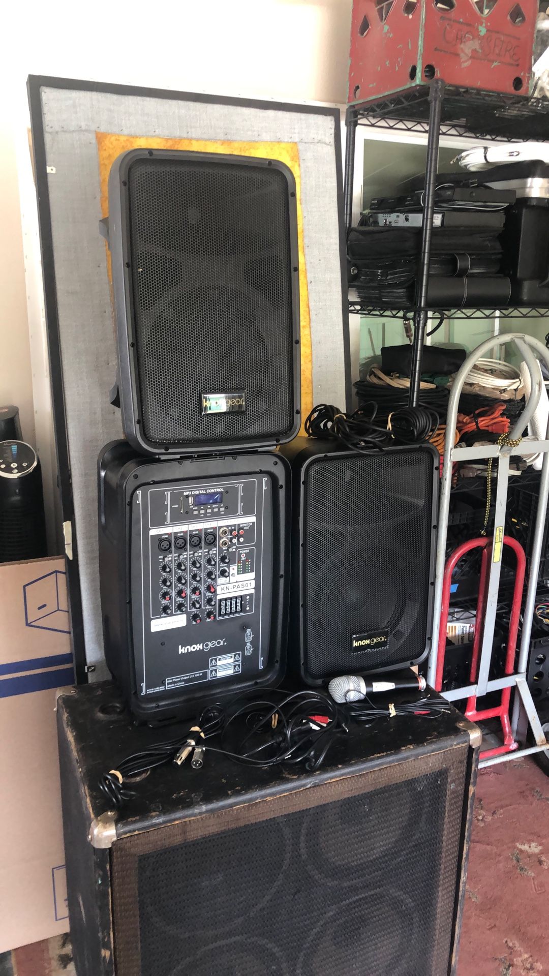 Knoxgear PA/DJ Party Sound System Bluetooth
